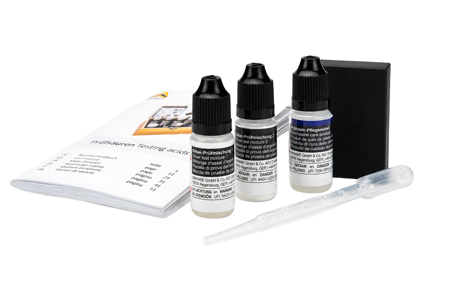 Kit de test argent